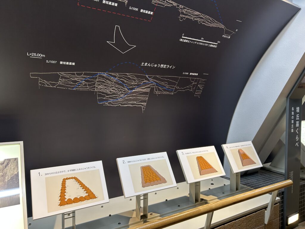 北墳丘墓内展示室２